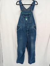 Vintage Liberty Bib Overalls Mens 36x29 Blue Denim Carpenter Workwear Made USA