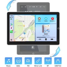 Car Stereo Radio Android 15 10.1" Double 2Din Touch Screen GPS WIFI FM BT 32GB