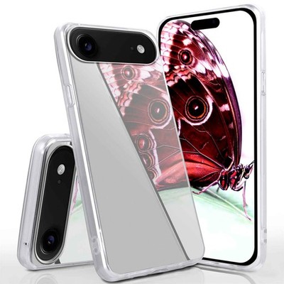 Hülle für iPhone Air Silikon Case Cover Spiegelhülle  Dünn Chrom Style Metallic