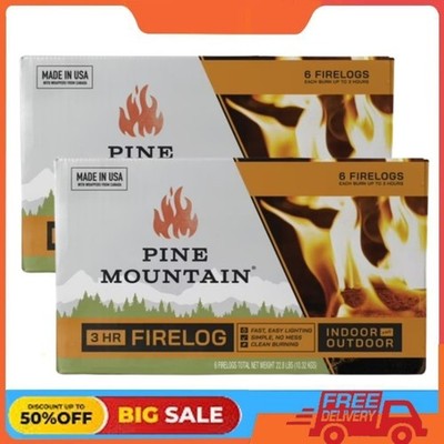 (12 Pack) Pine Mountain Traditional 3-Hour Firelogs