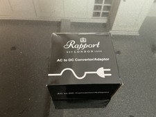 RAPPORT AC TO DC CONVERTOR/ ADAPTOR IN BOX, BRAND NEW! LOOK!