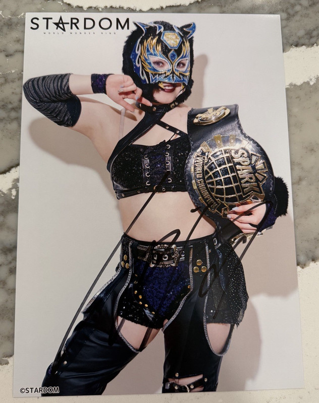 2024 STARDOM Starlight Kid Autographed Portrait SLK SPARK Championship WWE AEW