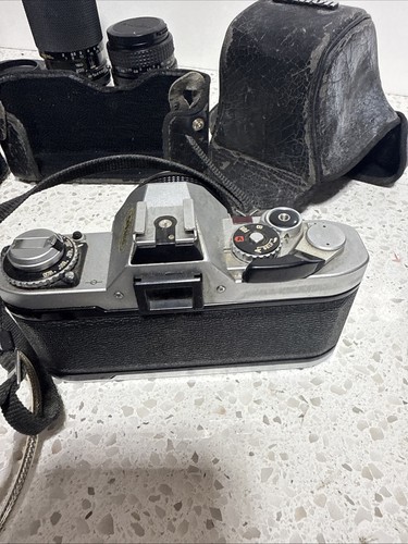 Canon AV-1 35mm SLR Camera With Lenses, Flash, Filters, Flash, Working - Picture 6 of 10