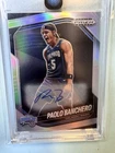 PAOLO BANCHERO 2024 PANINI PRIZM BLACK #117 HOLO AUTOGRAPH SILVER MAGIC AUTO