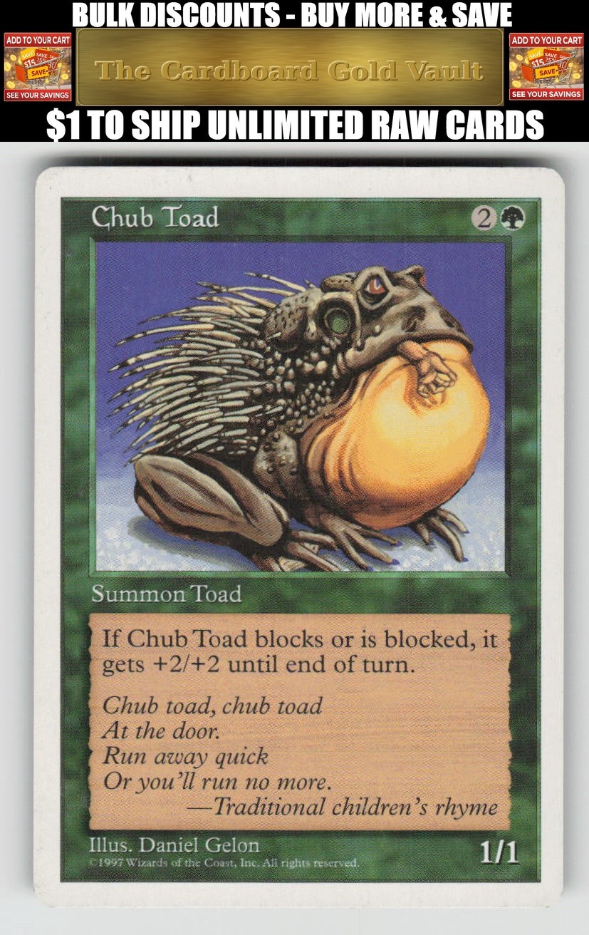 Magic_the_gathering Fifth Edition # Chub Toad