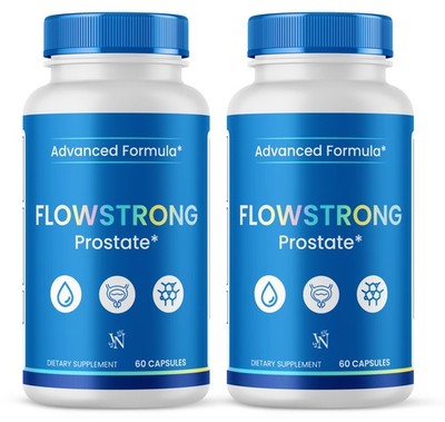 Flow Strong, Flowstrong Advanced Dietary Supplement Prostate Pills 2 Pack 120CT