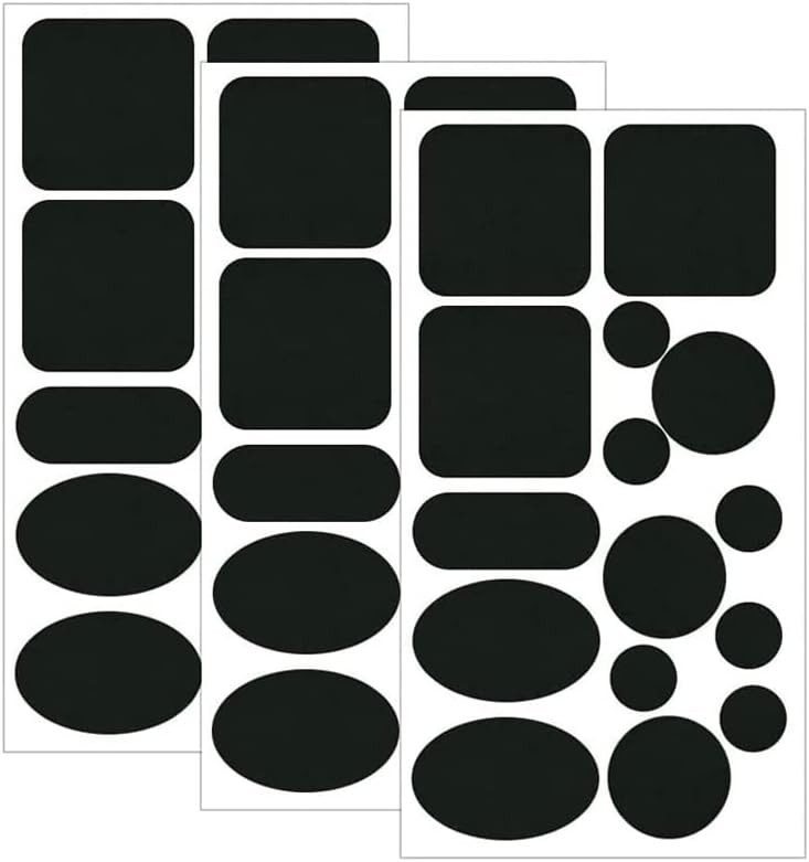 Skystuff 48-Piece Down Jacket Repair Patches - Self-Adhesive Nylon Tape For Jackets, Tents (Round/Oval)-814350