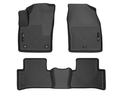 Husky Weatherbeater Floor Liners Fit 2018-2022 Toyota C-HR Front/2nd Row 3pc Blk