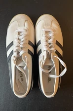 Gola Bullet Leather Sneakers Tennis Shoes Low Profile Women’s 9 White Black