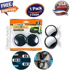 2 Ct Blind Spot Mirrors Round Hd Glass Convex 360 Side View For Car Pack Of 1