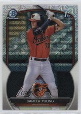 2023 Bowman Chrome Prospects Mega Box Mojo Refractor Carter Young #BCP-183 fm0