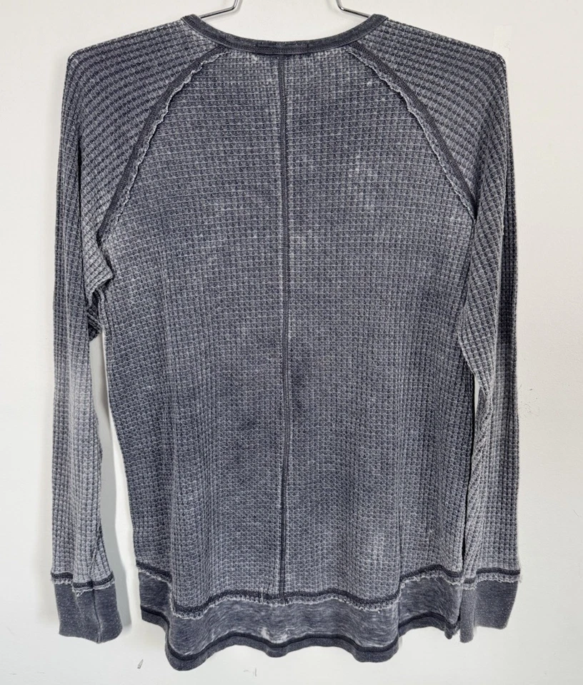 Top Natural Reflections Manga Larga Tejido Térmico Envejecido Talla M Gris Grunge Foto 3 de 4
