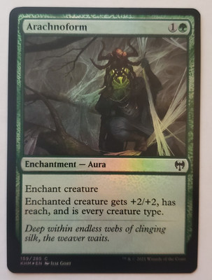 1x Arachnoform FOIL Kaldheim MTG Magic the Gathering NM