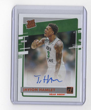 2021-22 Panini Chronicles Draft Picks RATED ROOKIE AUTO JAVION HAMLET MEAN GREEN