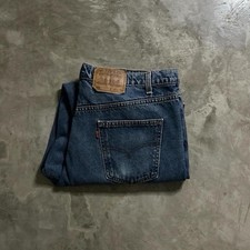 Vintage 90 s Levi s 550 s Orange Tabs Jeans Size 38x30 Made In USA