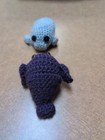Handmade Crochet Pair Of Manatees – Brand New – Amigurumi Plush  — photo 3