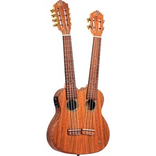 Ortega HYDRA Double Neck 4-String & 8-String Tenor A/E Ukulele Satin