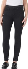 NWT Kirkland Signature Women's 6 High-Rise Skinny Jeans Black Cotton Blend C0508
