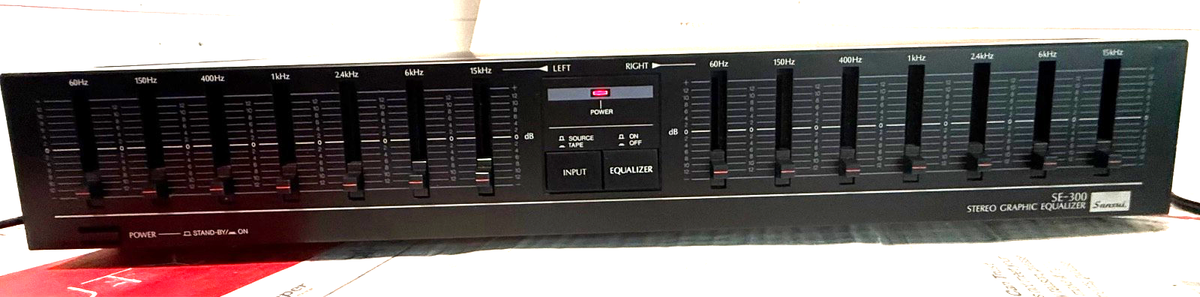 Vintage Sansui Se-300 7 Band Stereo Graphic Equalizer for sale