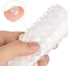 200 Clear Cabinet Bumpers Self Adhesive Door Stops Soft Close Pads for Drawers F