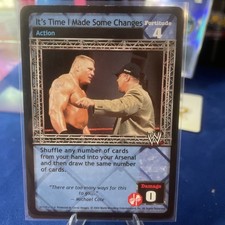 WWE Raw Deal Card: It's Time I Made Some Changes- Brock Lesnar