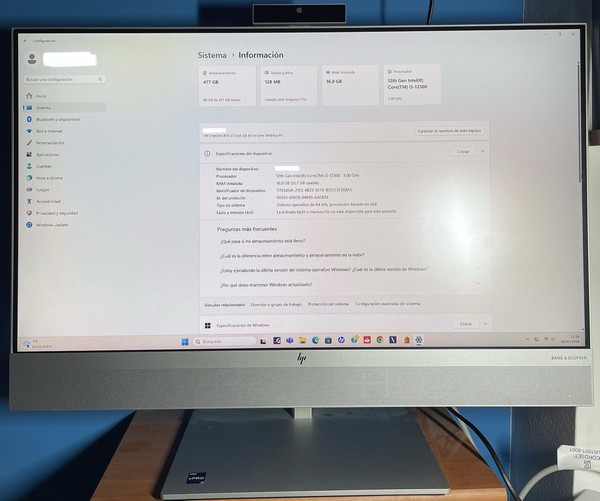 HP EliteOne 870 G9 27” AIO i5-12500 16GB RAM 512GB SSD | Profesional