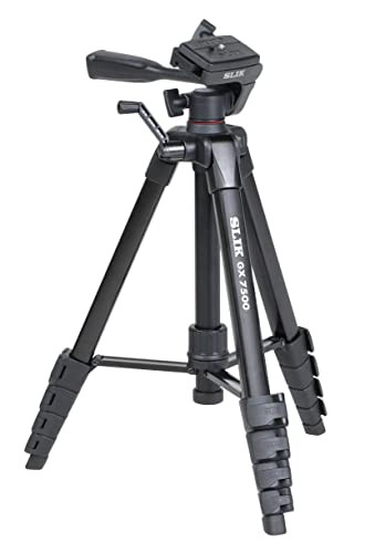 New SLIK Tripod GX 7500 3-way head maximum height 172cm 5-stage