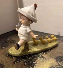 Antique 1921 Porcelain Figure The Boys Are Marching. Rare Taiwan The Hearst Corp