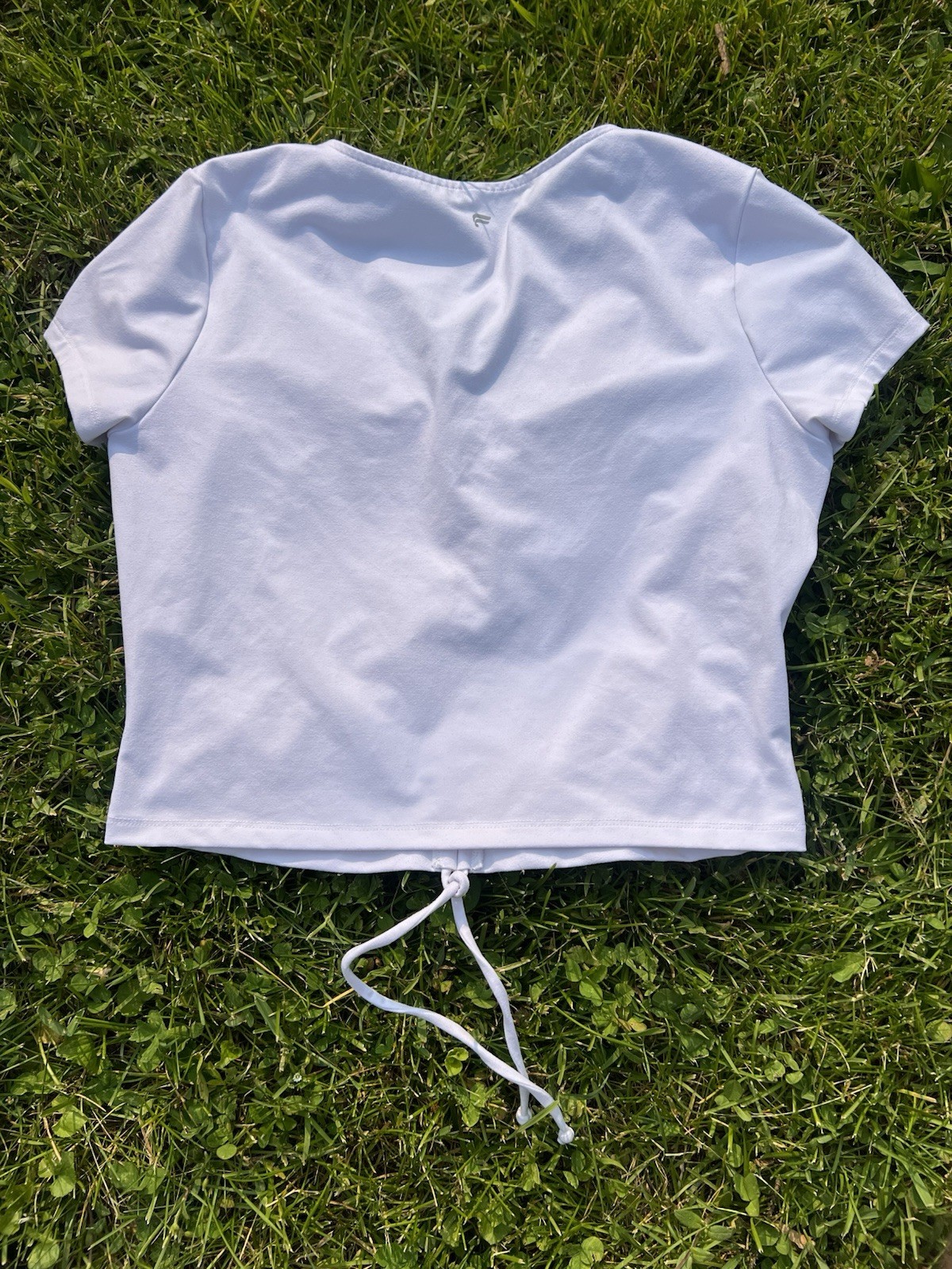 Fabletics White Crop Top - image 2