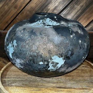 トニー・エヴァンス サイン入り 大型 楽焼 カリフォルニア セラミック Tony Evans Raku | eBay