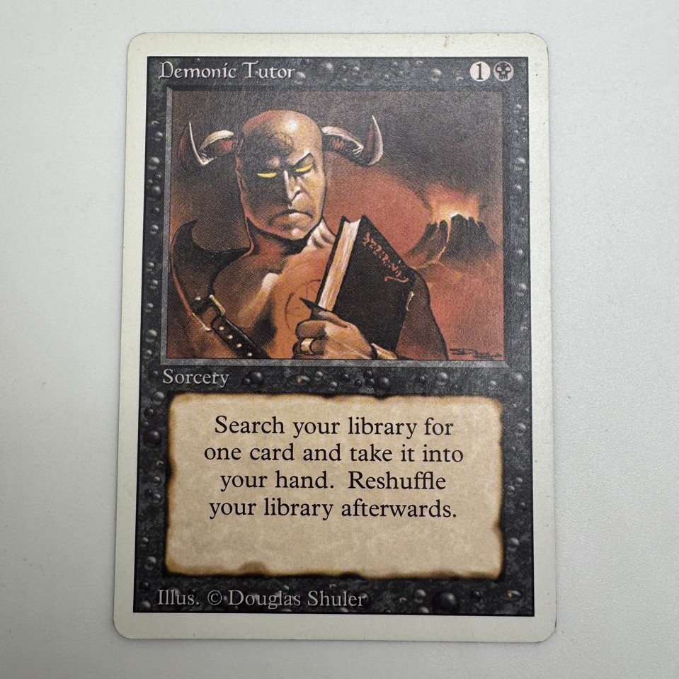 MTG: Demonic Tutor Revised Edition Regular