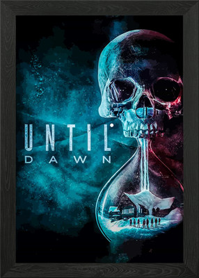 Until Dawn Spiel Poster Gerahmtes Wandbild Poster Leinwanddruck Bild