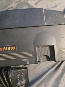 NEC TurboGrafx-16 Console Black NTSC-U/C w/ TurboPad, Power, RF Cable