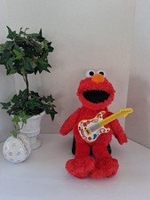 Playskool Sesame Street Rock and Rhyme Elmo Talking 14" Plush Toy E9227 - Works