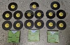 15x Thoren Metal Music Box Discs Made In Switzerland (Untested See Pictures)