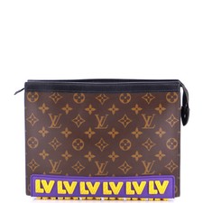 Louis Vuitton Pochette Voyage Limited Edition LV Rubber Monogram Canvas MM