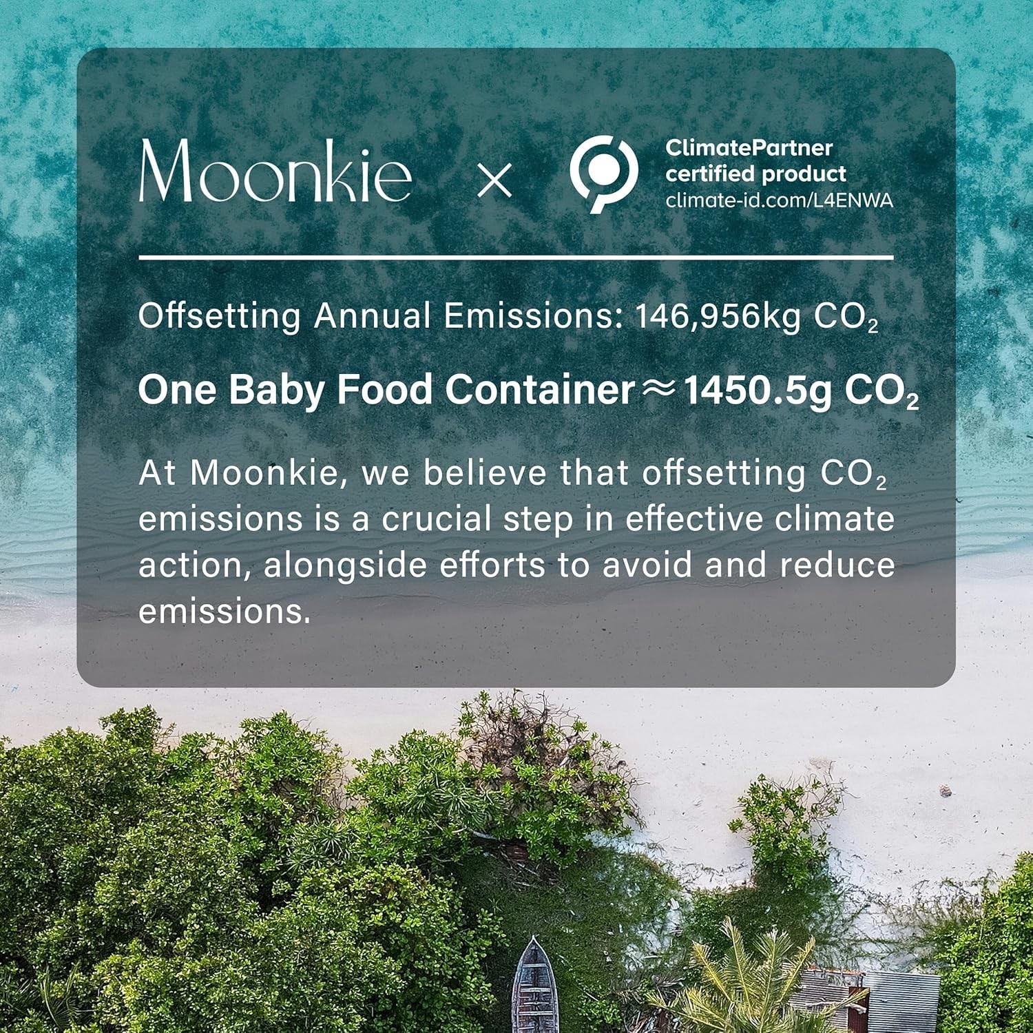 Moonkie 4oz Silicone Baby Food Storage Jars w/ Airtight Lids – Reusable & Safe