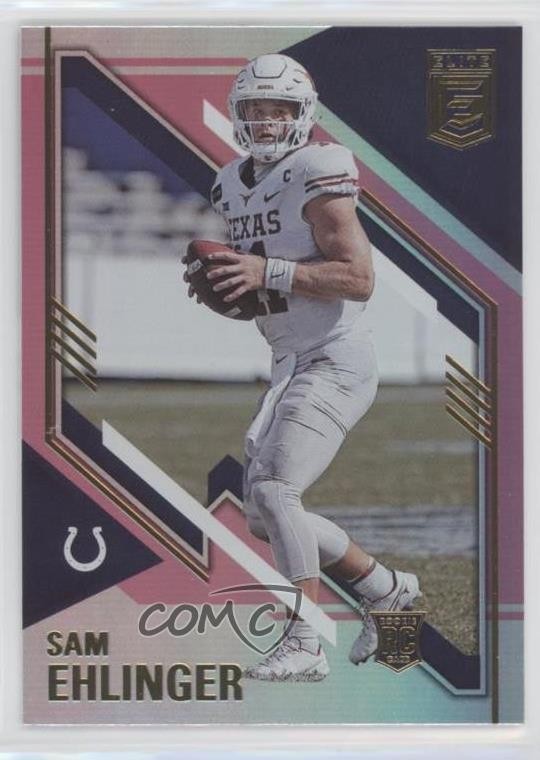 2021 Panini Donruss Elite Rookies Pink Sam Ehlinger #170 03wo