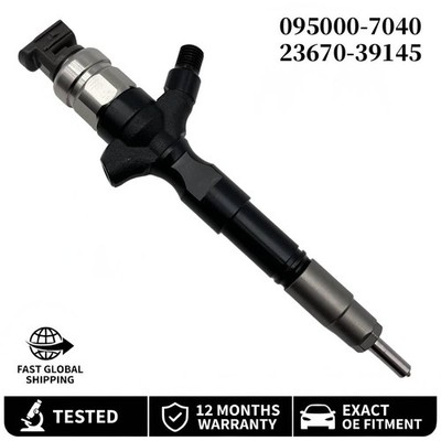 095000-7040 23670-39145 Diesel Fuel Injector for Toyota Hiace 2KD-FTV 2.5 D-4D