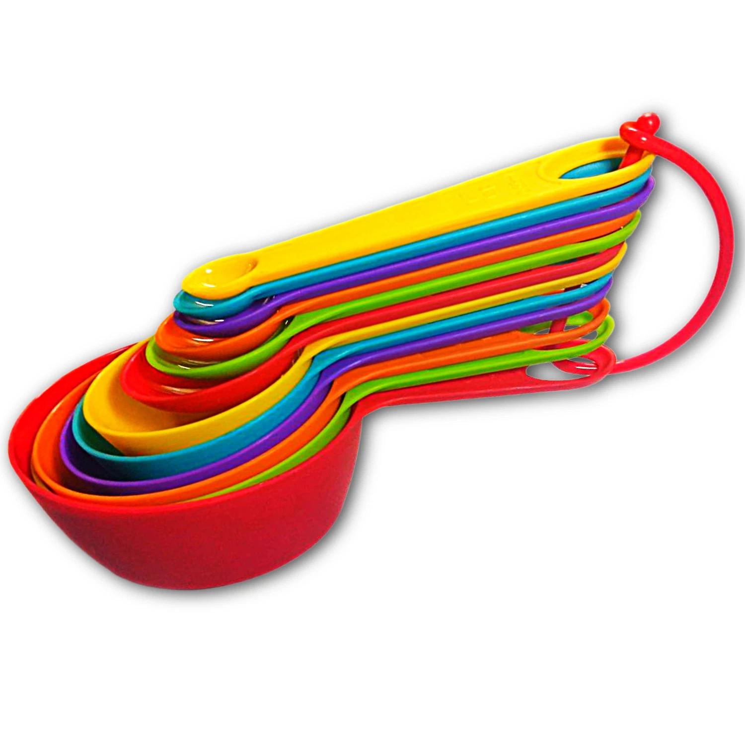 Measuring Cups Spoons Set – Multi-Colour Kitchen Baking Tools