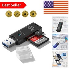 Versatile 5Gbps Micro SD Card Reader - Dual Slots for Easy File Management