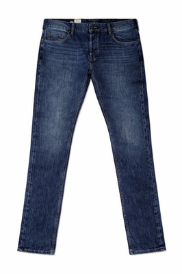 MUSTANG Oregon Herren Jeans Grau Slim Fit Stretch W38 L34 Tapered