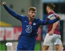 Chelsea FC Timo Werner Autographed Signed 8x10 EPL Photo JSA COA #3