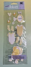 Jolee’s Boutique TWIN BABY 12pcs Dimensional Scrapbooking Stickers RARE