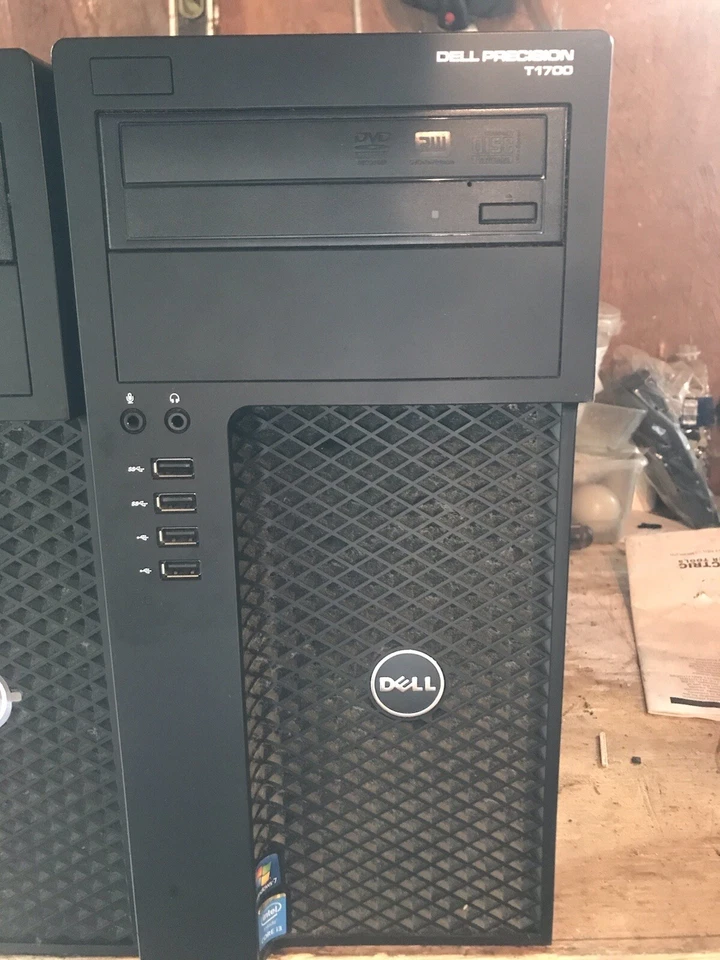 Dell Precision | Model: T1700  | i3 Processor | Desktop Tower | Read Description - Image 2 of 2
