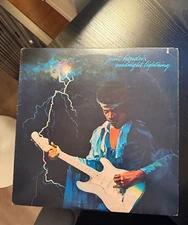 STUNNING!     JIMI HENDRIX – Midnight Lightning Vinyl 1975 Reprise FENDER STRAT