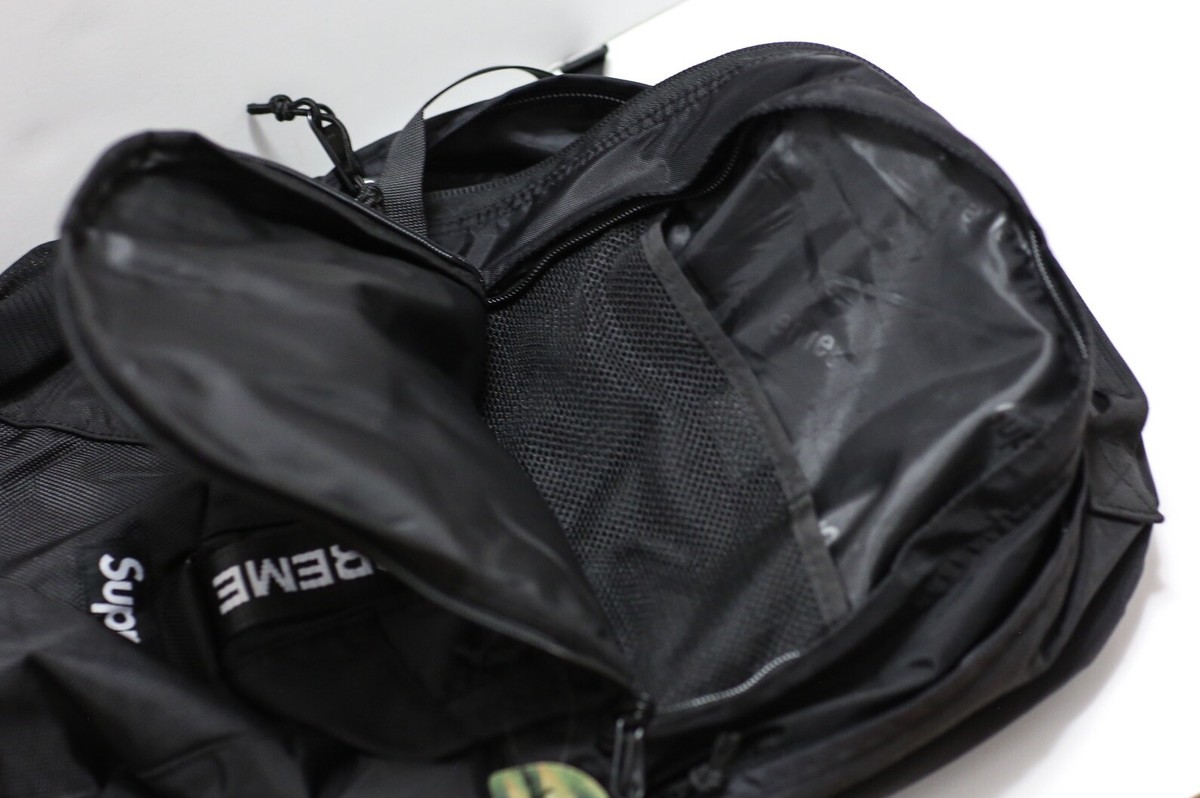 Supreme FW22 Black Backpack Rare | eBay
