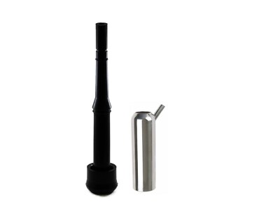 Melasty, Cow Long Liner/inflation 12'' long with teat cup shell stainless steel