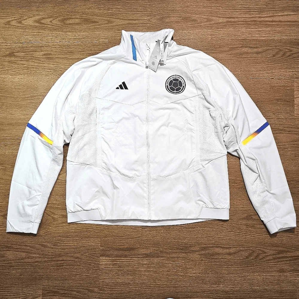 Adidas colombia sales jacket blue