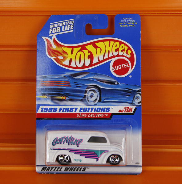 Hot Wheels - 1998 - Dairy Delivery (Malaysia) - First Editions 10/40 - #645-image